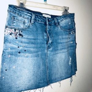 Denim skirt